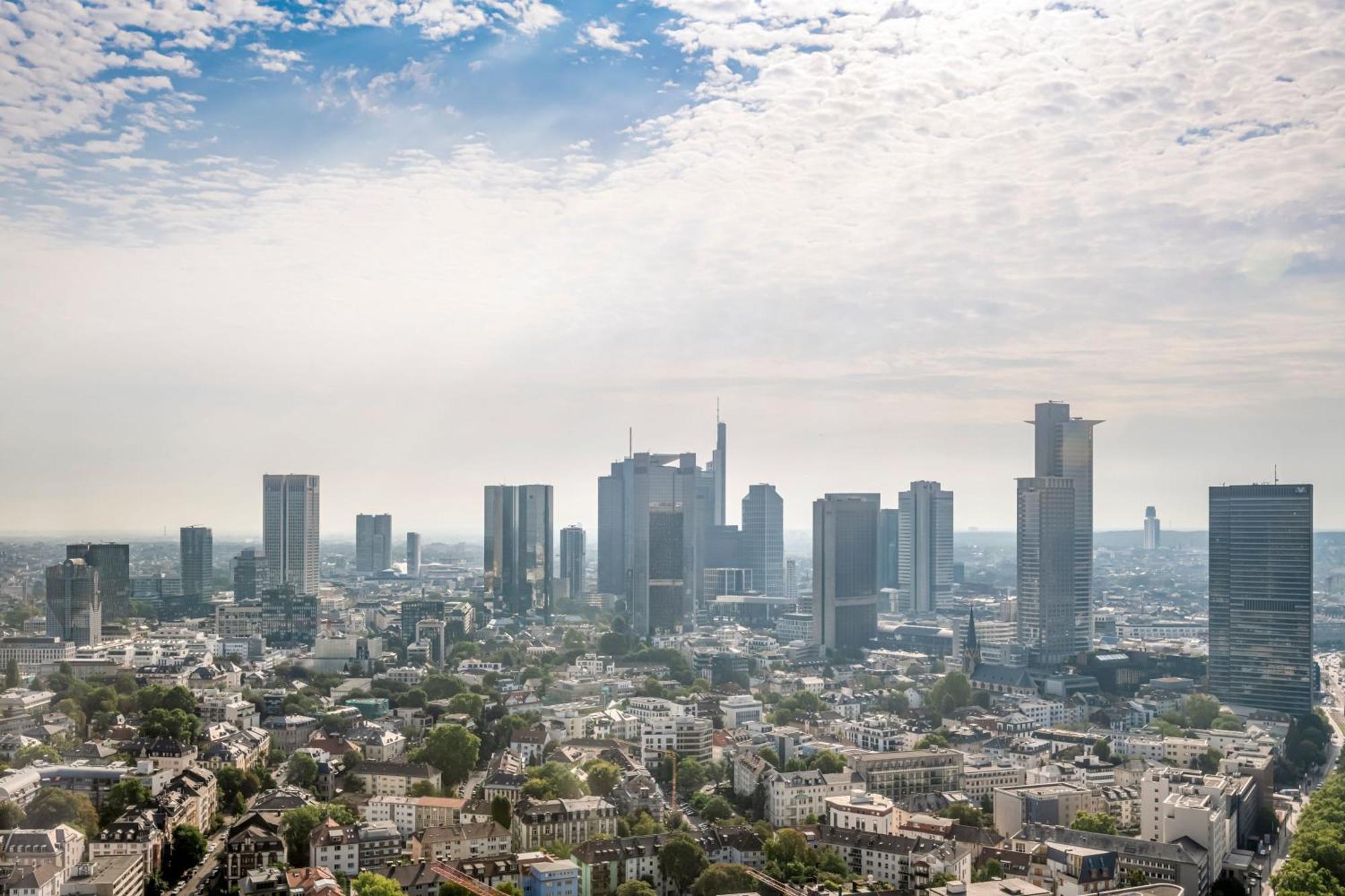 Frankfurt Marriott Hotel Frankfurt am Main Ngoại thất bức ảnh Tel Aviv skyline