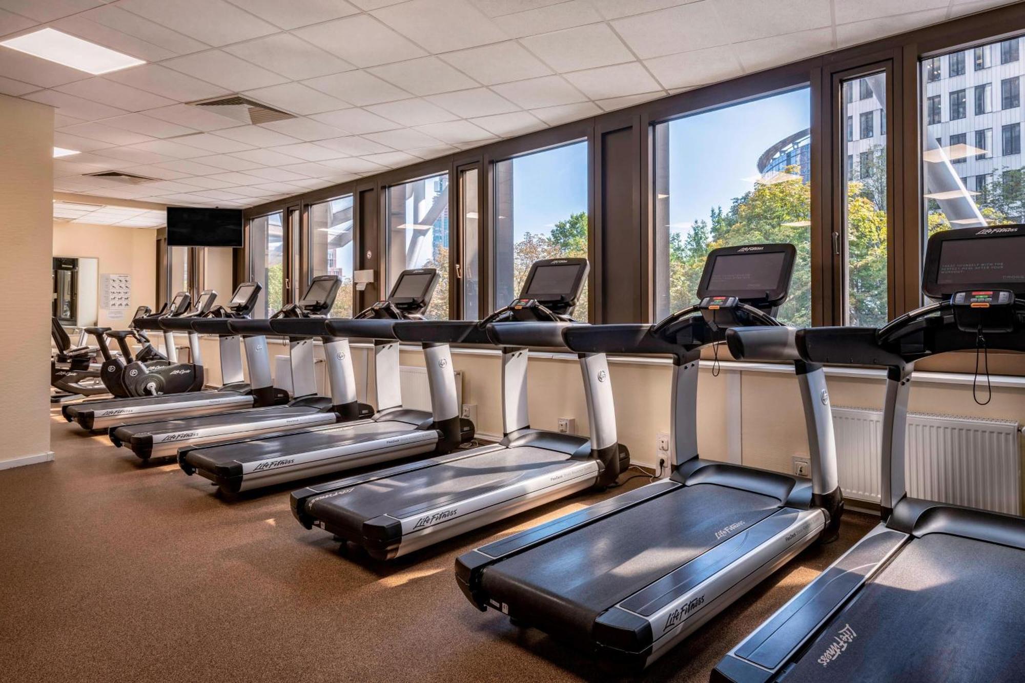 Frankfurt Marriott Hotel Frankfurt am Main Ngoại thất bức ảnh The gym at the hotel